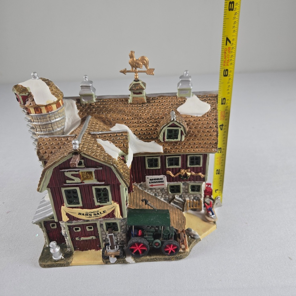 Lemax Harvest Crossing Barn Sale #25641A 2002 Christmas Village House - Picture 8 of 10